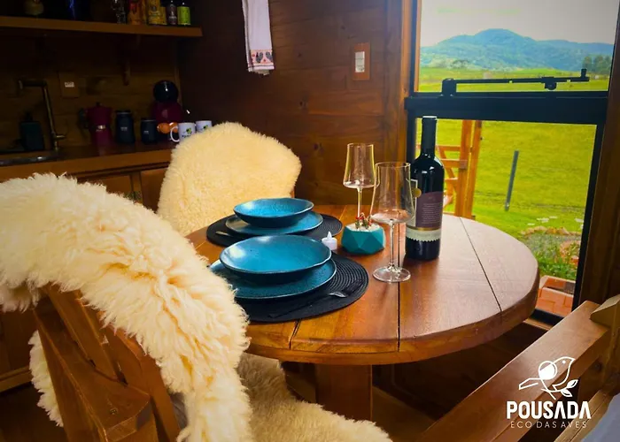 Chale Na Pousada Eco Das Aves Proximo A Vinicola Thera